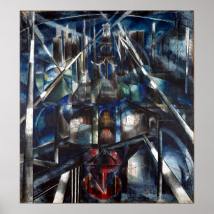 Poster Pont de Joseph Stella Brooklyn