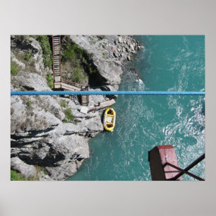 Poster Pont de Kawarau Bungy POV, Queenstown, Nouvelle-Zé