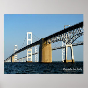 Poster Pont de la baie de Chesapeake - IMPRIMER