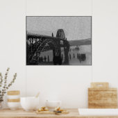 Poster Pont de la baie de Yaquina (Cuisine)