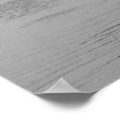 Poster Pont de la baie de Yaquina en noir et blanc (Coin)