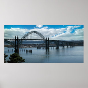 Poster Pont de la baie de Yaquina - Newport Oregon