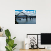 Poster Pont de la baie de Yaquina - Newport Oregon (Bureau à domicile)
