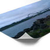 Poster Pont de la Baie de Yaquina, Newport, Oregon (Coin)