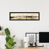 Poster Pont de la rivière Ohio Photo 1911 (Bureau à domicile)