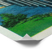 Poster Pont de la rivière Siuslaw à Florence, Oregon (Coin)