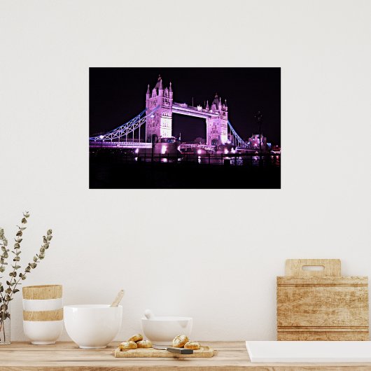 Poster pont de la tour (Cuisine)