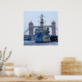 Poster Pont de la Tour de Londres. (Cuisine)