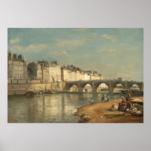 Poster Pont de la Tournelle - Stanislas Lépine Art (Devant)