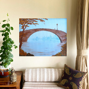 Poster Pont de la vieille ville