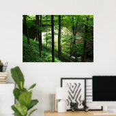 Poster Pont de Letchworth Forêt verte 36" x 24" (Bureau à domicile)