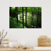 Poster Pont de Letchworth Forêt verte 36" x 24" (Cuisine)