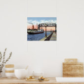 Poster Pont de levage Duluth Minnesota Grands Lacs (Cuisine)
