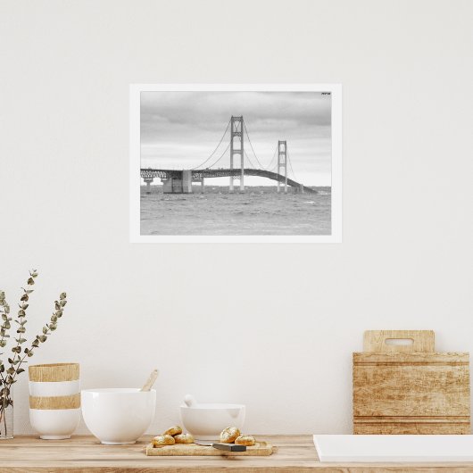 Poster Pont de Mackinac (Cuisine)
