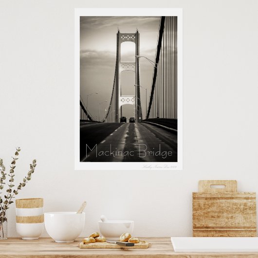 Poster Pont de Mackinac (Cuisine)