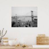 Poster Pont de Manhattan (Cuisine)