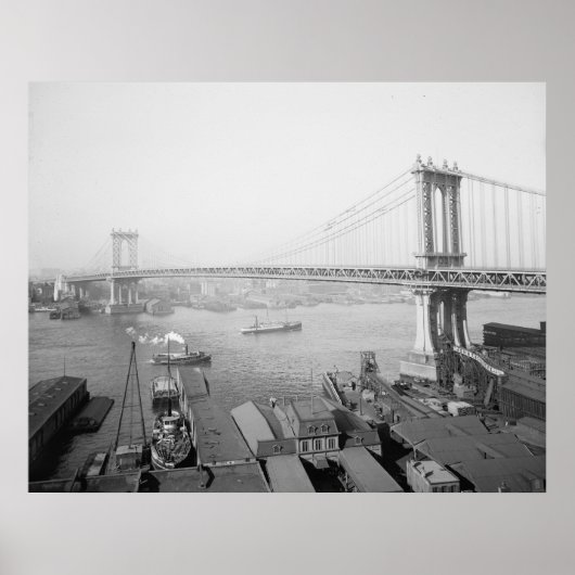 Poster Pont de Manhattan (Devant)