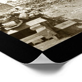 Poster Pont de Monroe Spokane Photo 1911 (Coin)