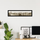 Poster Pont de Monroe Spokane Photo 1911 (Bureau à domicile)