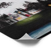 Poster Pont de nuit (Coin)