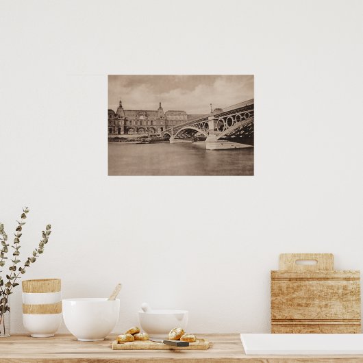Poster Pont de Paris (Cuisine)