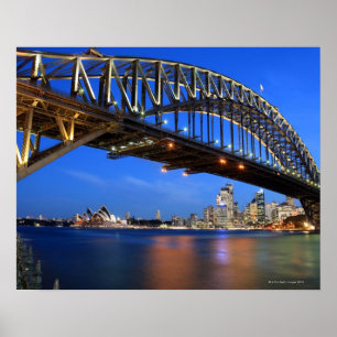 Poster Pont de port de Sydney, théatre de l'opéra de