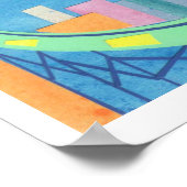 Poster Pont de Queensborough à Sunrise (Coin)