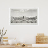 Poster Pont de Shiraz, Ispahan, de 'Voyages du Chevel (Cuisine)