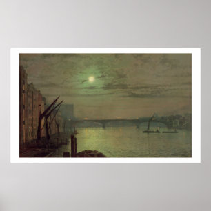 Poster Pont de Southwark, 1882 (huile sur la toile)