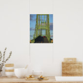 Poster Pont de suspension sur Little Deer Isle (Cuisine)