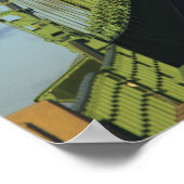 Poster Pont de suspension sur Little Deer Isle (Coin)