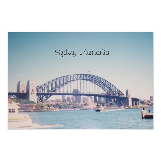 Poster Pont de Sydney Harbour, Australie (Devant)