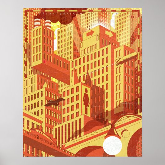 Poster Pont de ville (Devant)