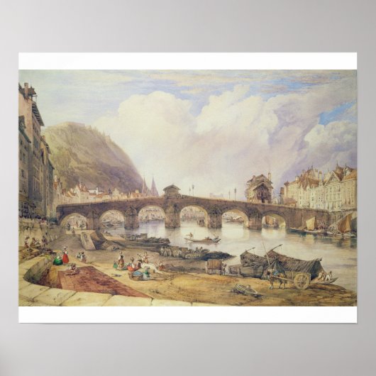 Poster Pont des Arches, Liège (Devant)