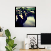 Poster Pont des fleurs (Bureau à domicile)