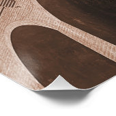 Poster Pont des Hauts - Mocha Mousse (Coin)