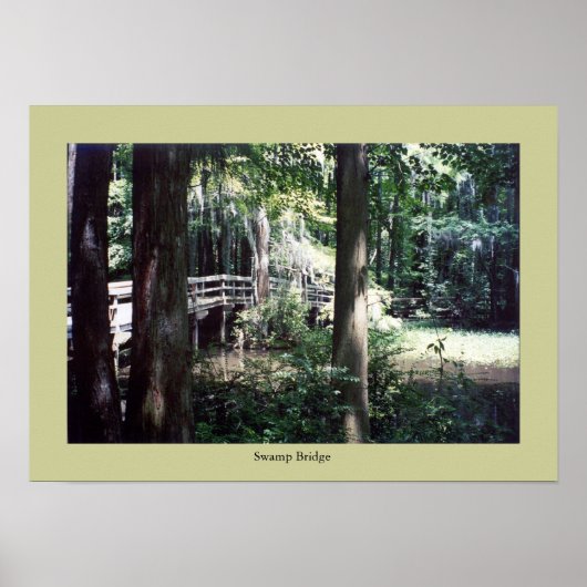 Poster Pont des marais (Devant)
