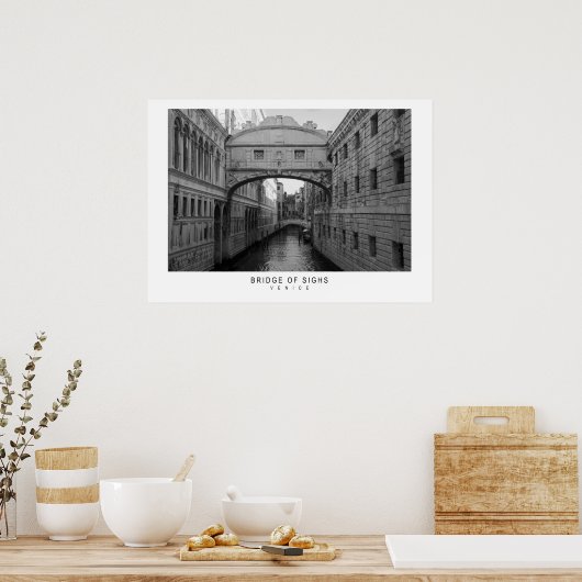 Poster Pont des Soupirs (Cuisine)