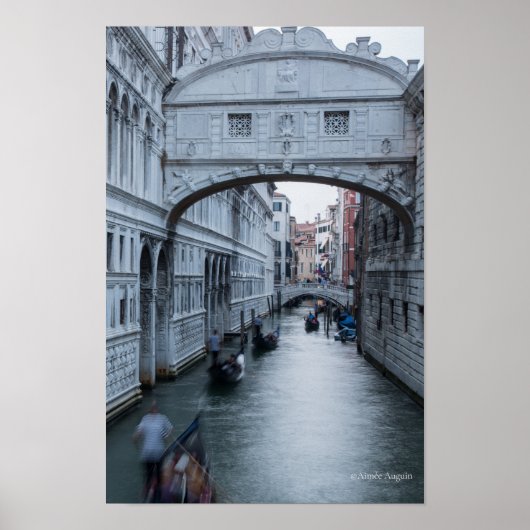 Poster Pont des Soupirs Venise Photo Imprimer (Devant)