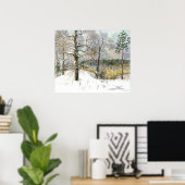 Poster pont d'hiver (Bureau à domicile)