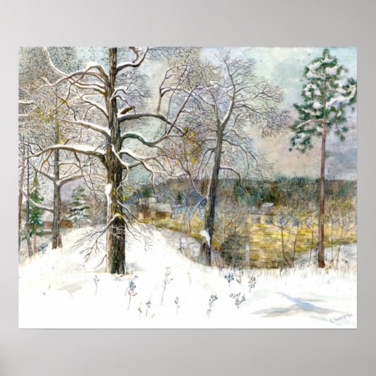 Poster pont d'hiver (Devant)