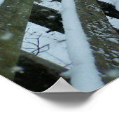 Poster Pont d'hiver (Coin)