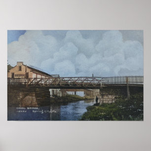 Poster Pont du canal Schuylkill Spring City PA
