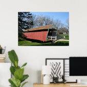 Poster Pont du comté de Madison, Iowa (Bureau à domicile)