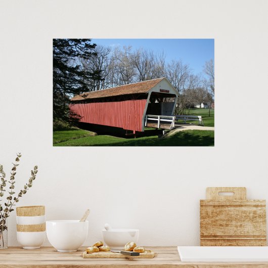 Poster Pont du comté de Madison, Iowa (Cuisine)
