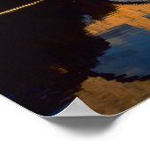 Poster Pont du Gard, rivière Gardon, Gard, Languedoc, (Coin)