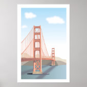 Poster Pont du Golden Gate. (Devant)