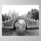 Poster Pont du Palais d'Été B&W (Devant)