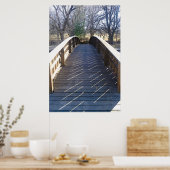 Poster Pont du parc Tranquil Imprimer (Cuisine)