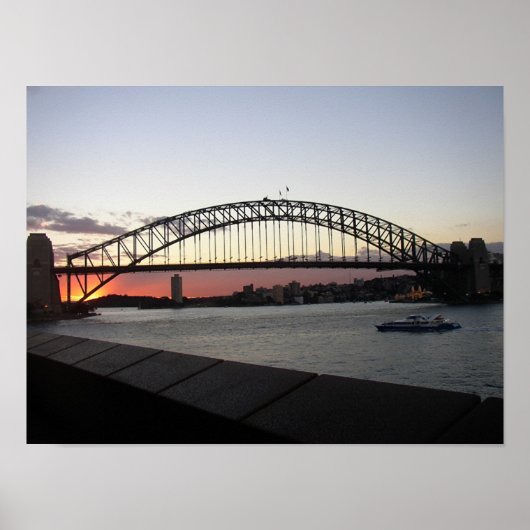 Poster Pont du port de Sydney (Devant)